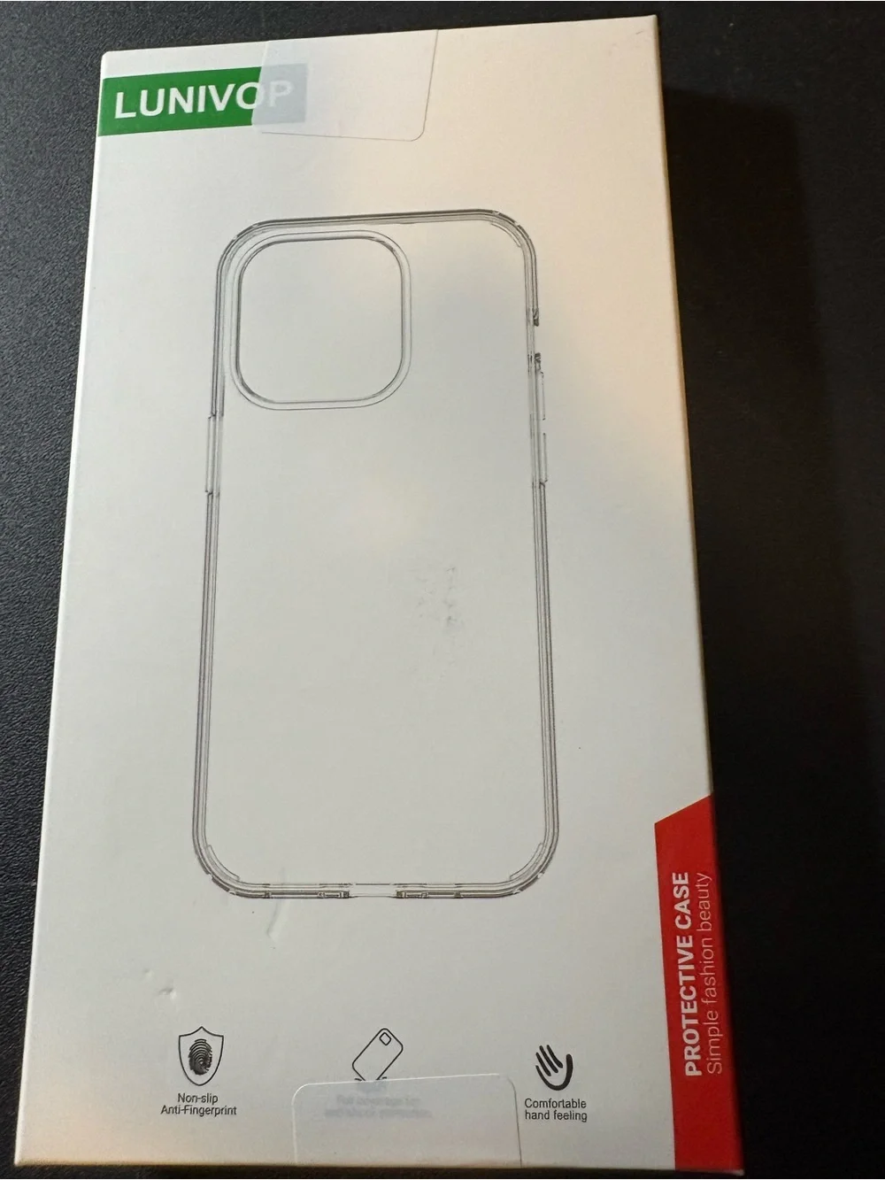Lunivop Clear Protective Phone Case - Transparent